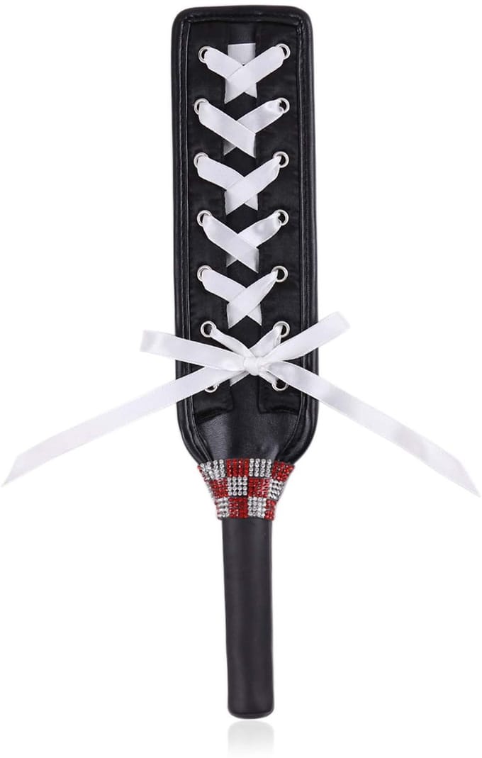 Smart Moves - Paddle - 36 cm - Zwart met Wit Lint
