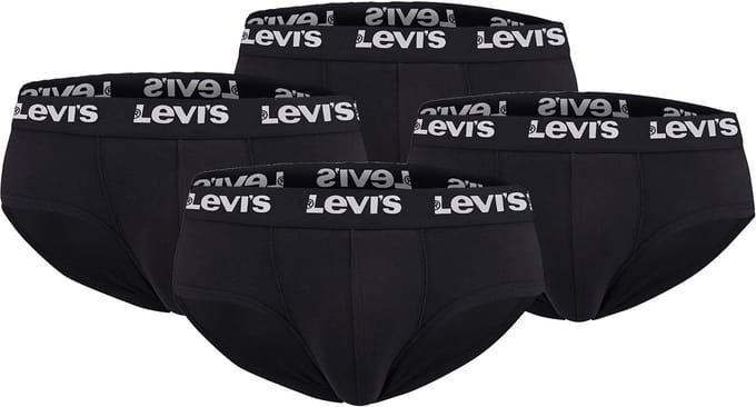 Pack of 4 men's Levis REPEAT LOGO Brief shorts underwear pants