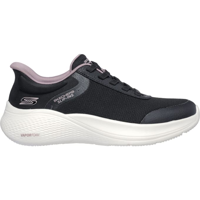 Skechers BOBS Infinity Vapor Glow Polyester Dames Zwarte Sneakers