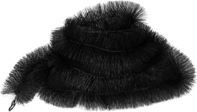 YUGN Dakgootbeschermer - 12 Meter - Dakgootborstel - Dakgootegel - RVS 304 - Diameter 12 CM