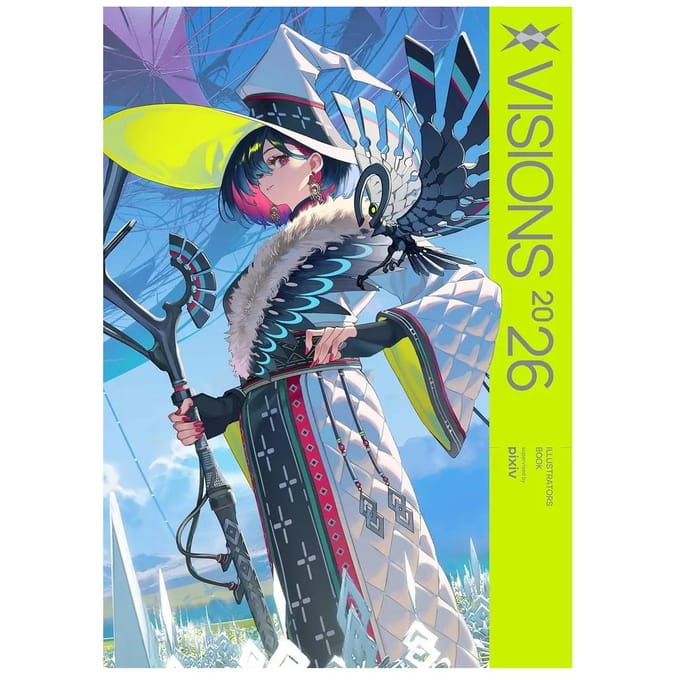 Livre d'illustrations Vision 2026, Pixiv, édition japonaise yellow