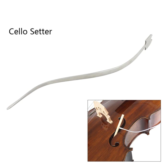 Cello S Style Setter Sound Post Cello Kolom Haak Instrument Tool Draagbaar type1 white