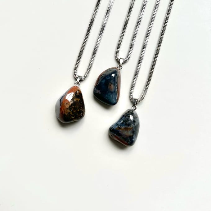 Gemstone ketting Sardonyx