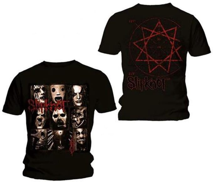 Slipknot - Mezzotint Decay Heren Tshirt - S - Zwart