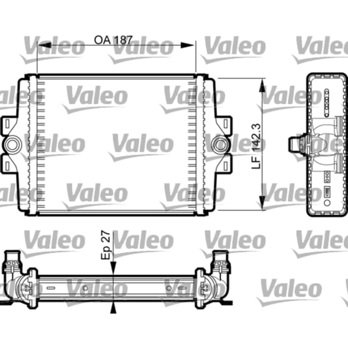 Radiator, motorkoeling VALEO 735467