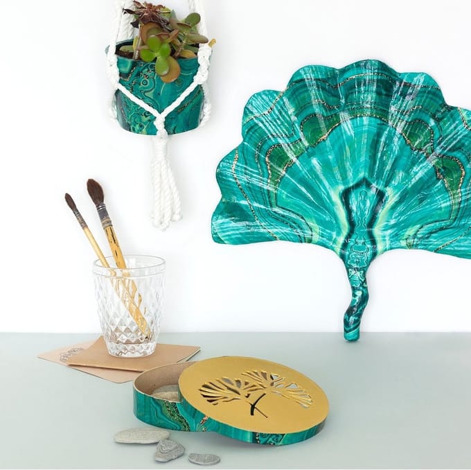Decopatch papier emerald groen