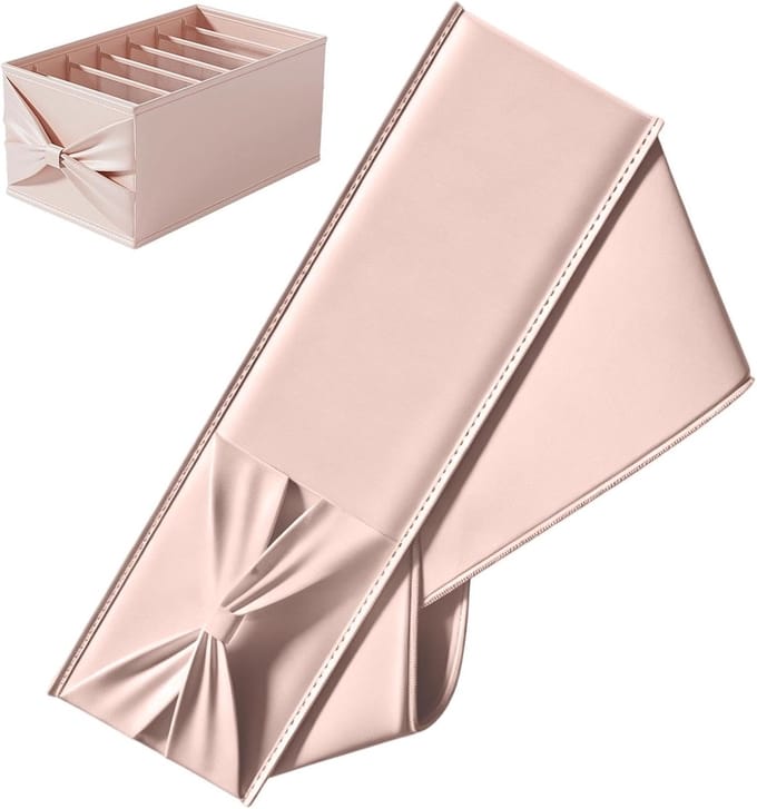 Kledingbak Kast - Kast Organizer - Kleding Opbergen - Met Divider - 45 x 25 cm - Roze