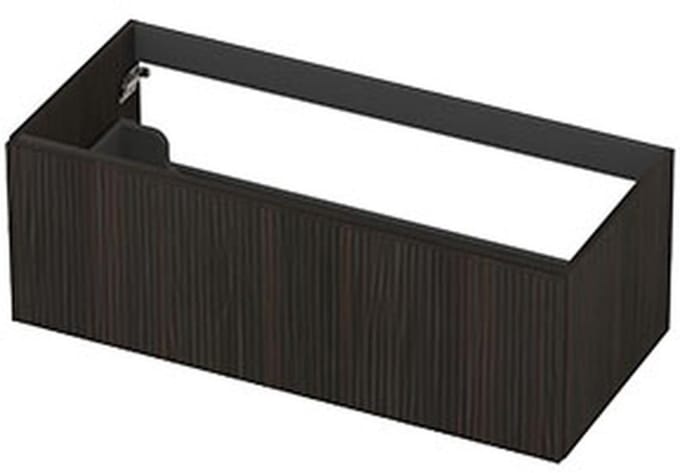 INK - Onderkast 1L Fineer Gefreesd Tbv Greep - 1000x450x400 Mm - Matt Intens Black