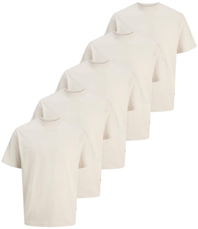 Jack & Jones Heren t-shirt 5 pack Relaxed