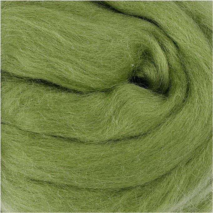 Merino Wol, dikte 21 my, cactus, 100 gr/ 1 doos