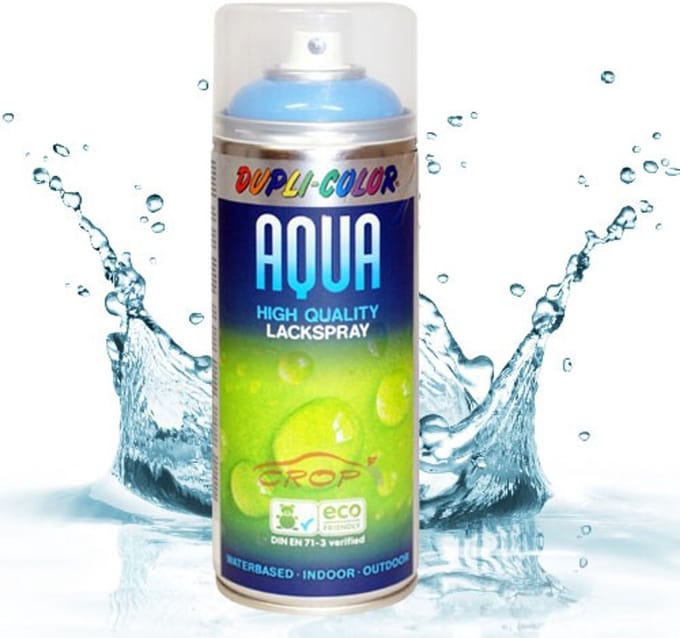 DupliColor Aqua Eco+ Blanke Lak Mat Spuitbus 350ml