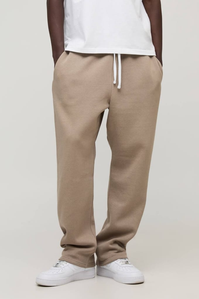 Basic Baggy Drop Crotch Jogger | Taupe | Size Medium
