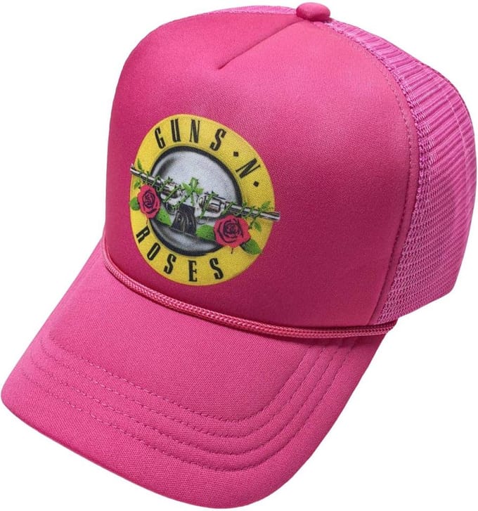 Guns N' Roses - Classic Logo Trucker pet - Roze