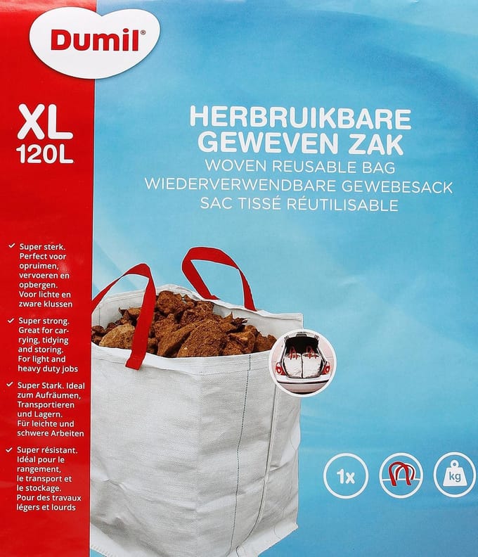 Herbruikbare Geweven zak van Dumil - 1 Stuk