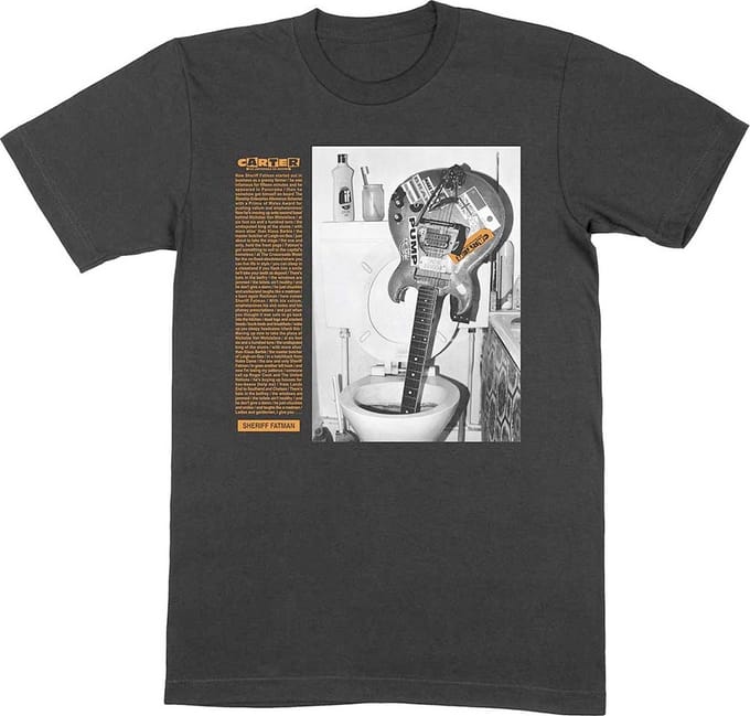 Carter USM - Sheriff Fatman Heren T-shirt - S - Zwart
