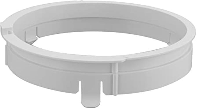 Uitlaatslang Koppeling - Airco Adapter - Mobiele Airco - Goede Afdichting - 17 cm Diameter - Wit