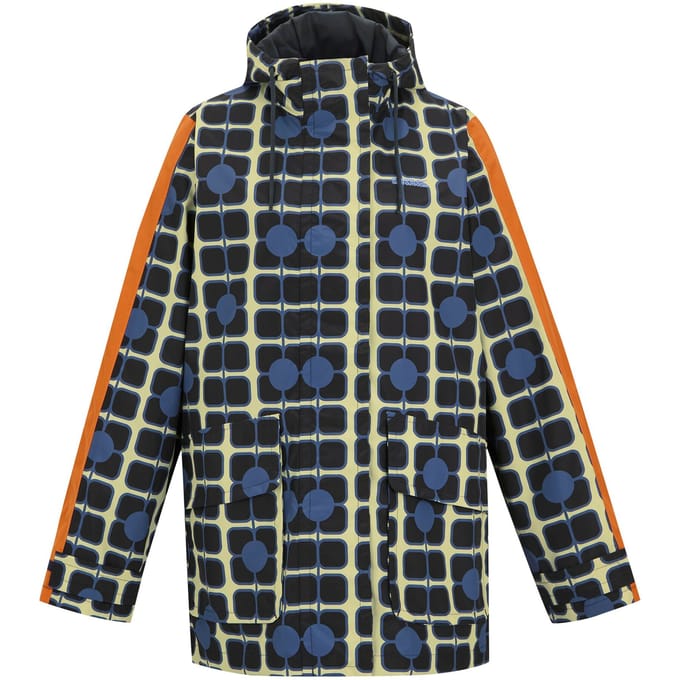 Regatta Dames Orla Kiely Middellange Waterdichte Jas (Navy)