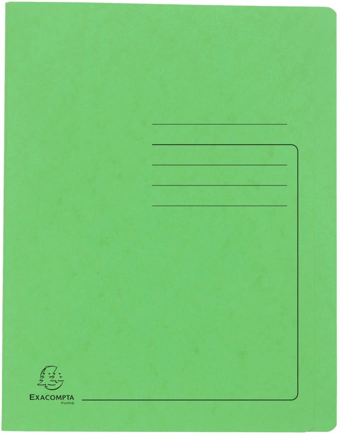 Exacompta 39985E map Pletbord Groen A4