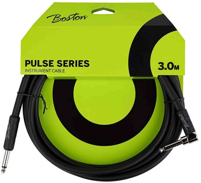 Boston GCP-30A Pulse Series Gitaarkabel Recht-Haaks 3 Meter
