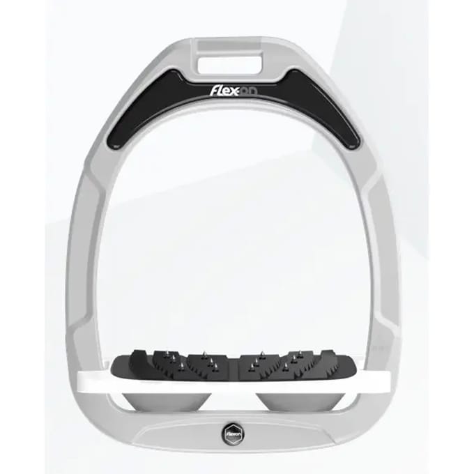 Ultra Grip Ingelaste Beugels Wit/grijs/wit Flex-On Green Composite