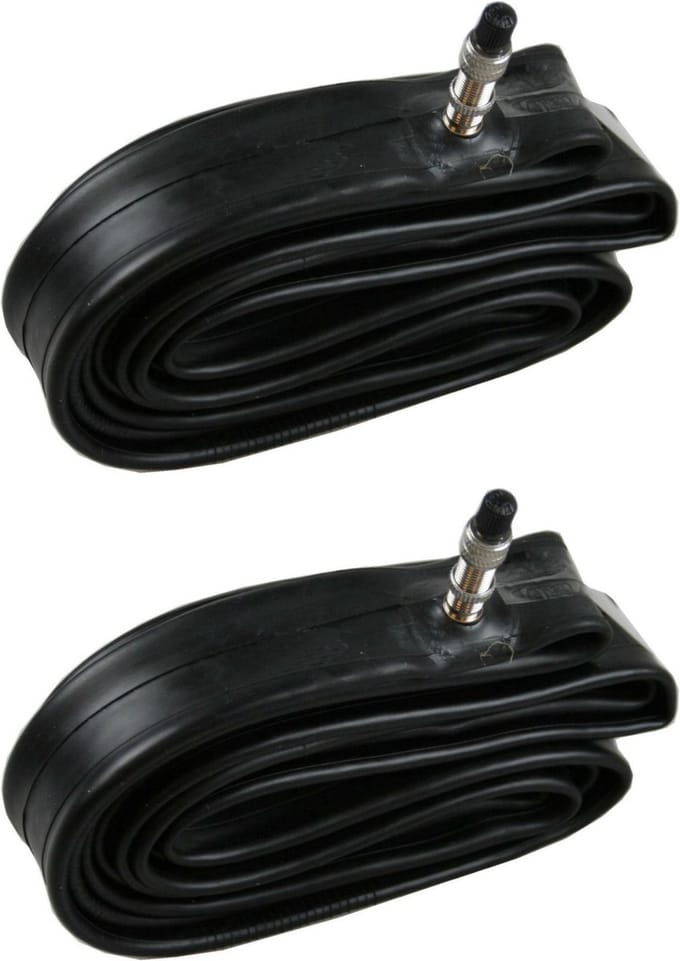Benson Binnenband fiets - 2x - rubber - 26 inch x 1,75 - 40 mm ventiel