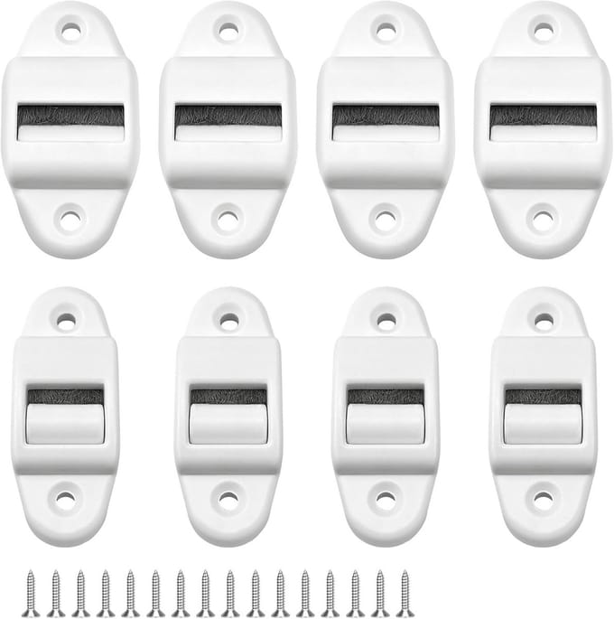 8 Stuks Rolluikgeleiding 14mm en 23mm met Borstel voor Rolluiken