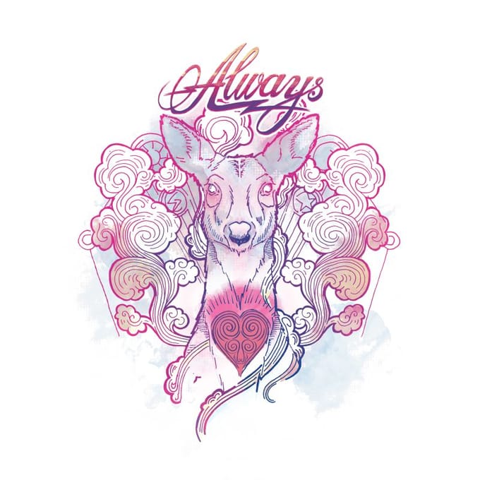 Harry Potter Always t-shirt - Wit - XL
