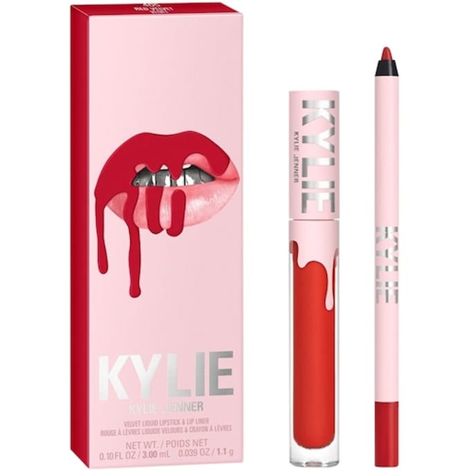 Kylie Cosmetics Velvet Lip Kit (Various Shades) - 405 Red Velvet