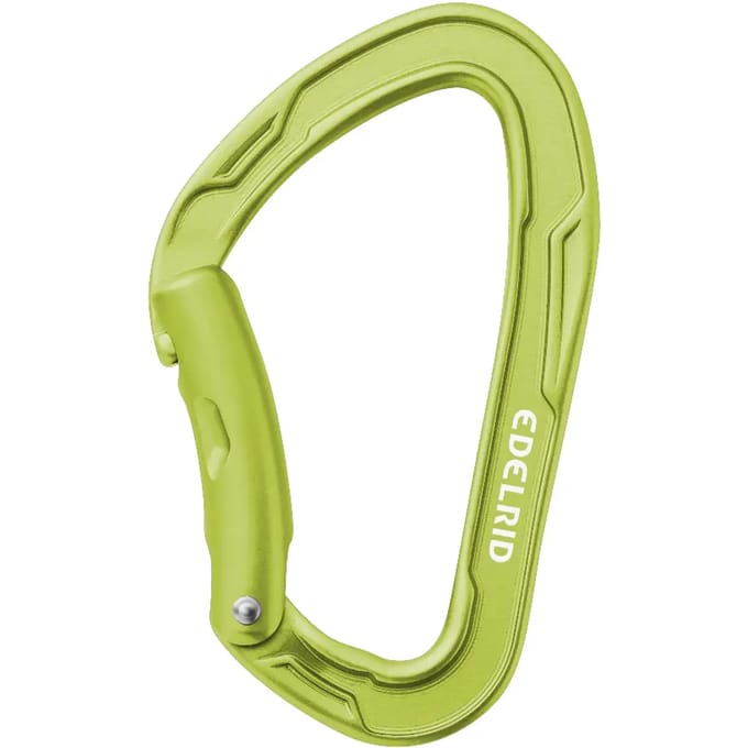Edelrid Mission Bent Karabijnhaak Groen