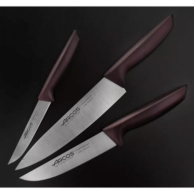ARCOS Niza - Coffret 3 Couteaux de Cuisine (110, 150, 200 mm)