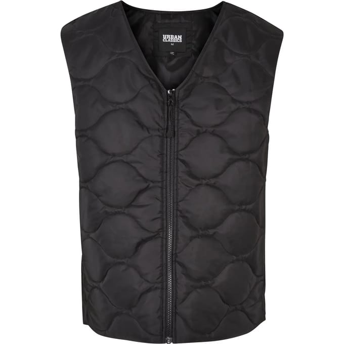 Urban Classics - Zipped Gilet Mouwloos jacket - L - Zwart