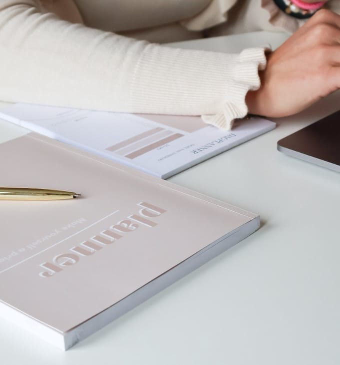 ROSE&EVE Planner - ongedateerd - weekplanner - 52 weken - incl. doelen & habit tracker
