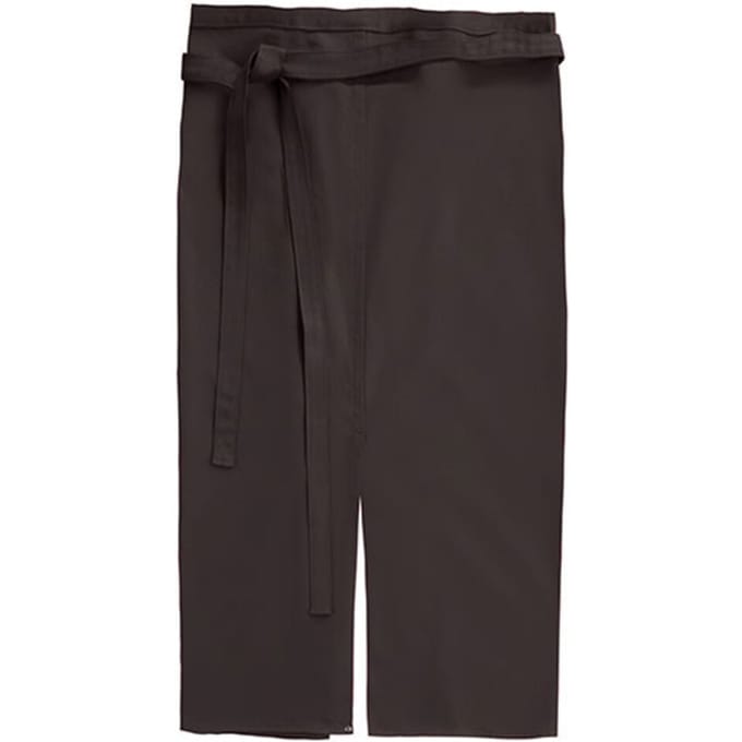 CG Workwear Milano Volledig schort met split aan de voorkant (Chocolade)