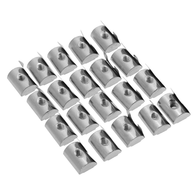 M8 Shrapnel Moerblok Elastische Moer 40 Serie Aluminium Profiel Accessoires(M8 20st)
