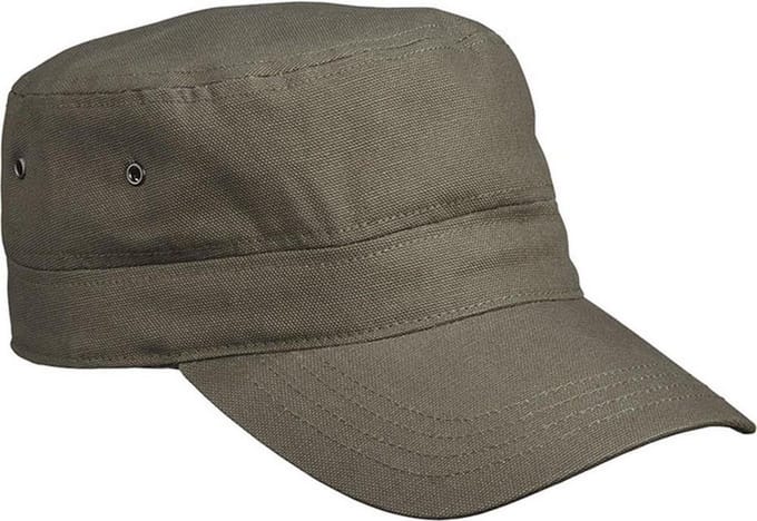 Myrtle Beach Volwassenen Unisex Militaire Kap (Olijfgroen)