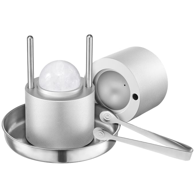 Presse Boule de Glace Machine à Glaçons 2,1 /53mm Kit de Presse à Glaçons pour Whisky Argent