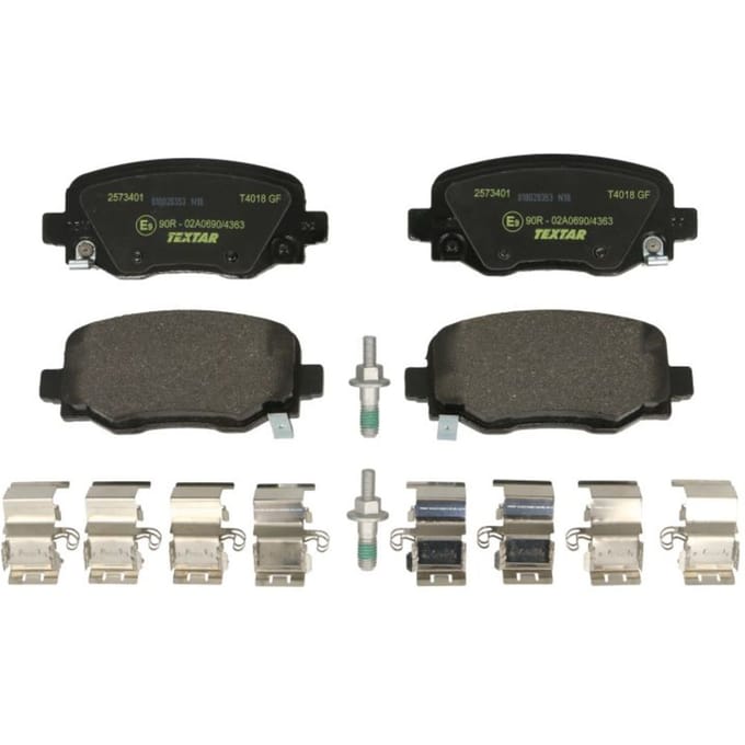 Remblokset TEXTAR 2573401, achter