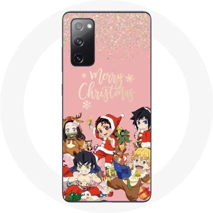Coque pour Samsung Galaxy S20 FE Demon slayer merry christmas affiche Anime Manga