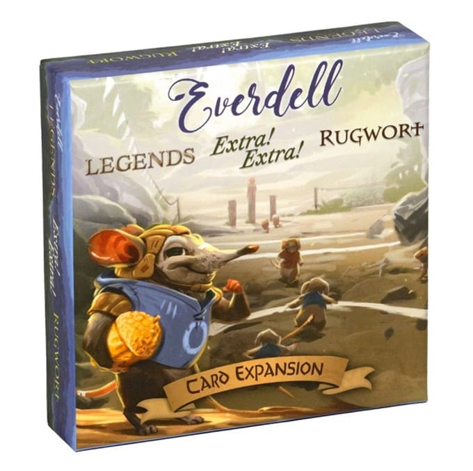 Asmodee Everdell bordspel uitbreiding Engels Legendary Extra Extra & Rugwort kaarten.