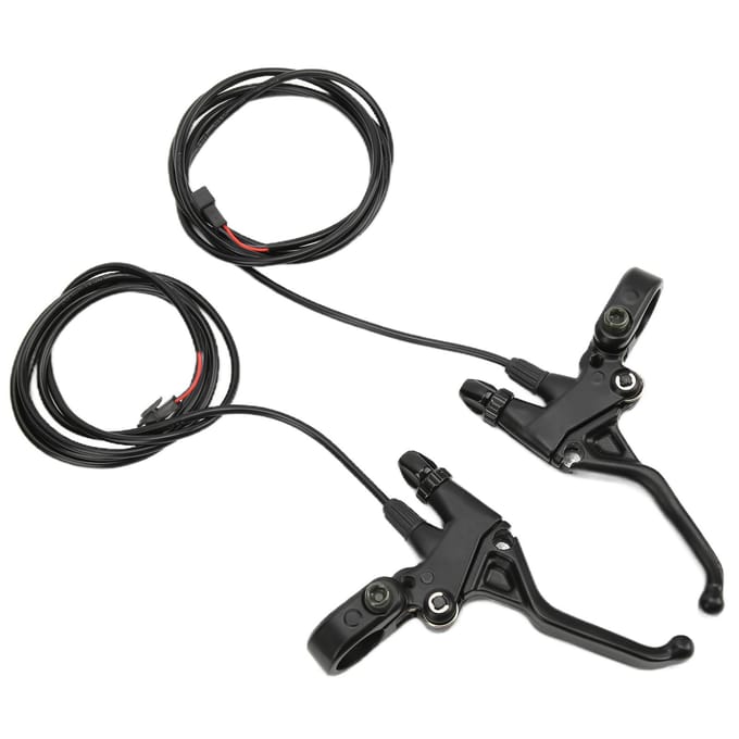 Elektrische Fiets Remhendel Hoge Prestaties Duurzaamheid Stabiliteit Ergonomisch Ontwerp Comfortabele Grip Fietsaccessoires black