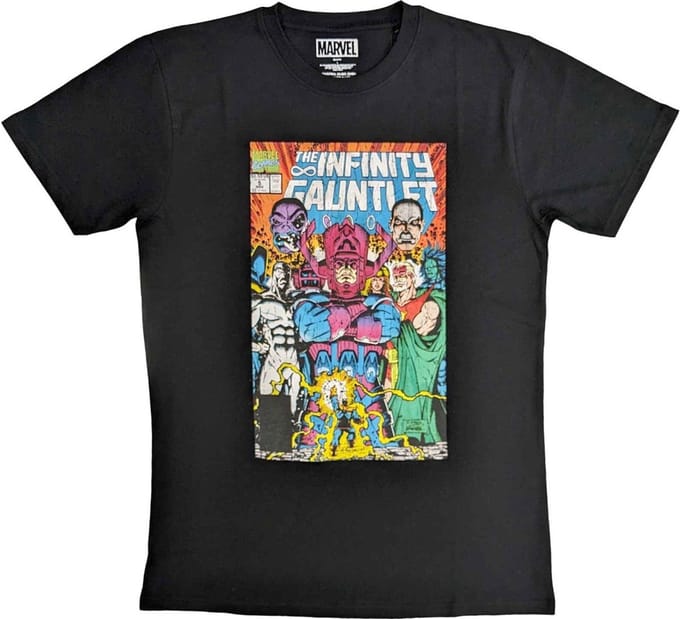 Marvel The Avengers - Infinity Gauntlet Heren T-shirt - M - Zwart