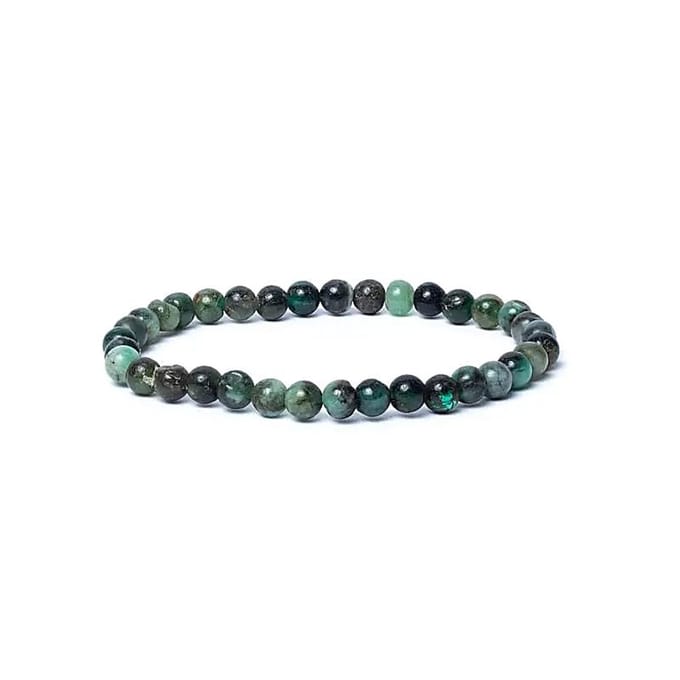 Yogi & Yogini - Armband - smaragd - AA kwaliteit elastisch
