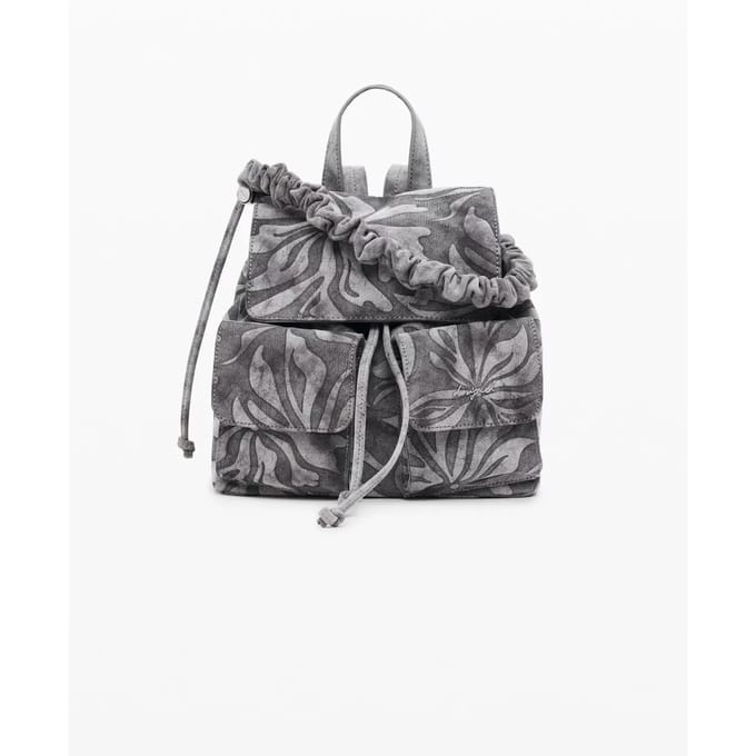 Desigual vrijetijdsrugzak rugzak Obsidian Black Prisa Backpack Middle Gray grijs