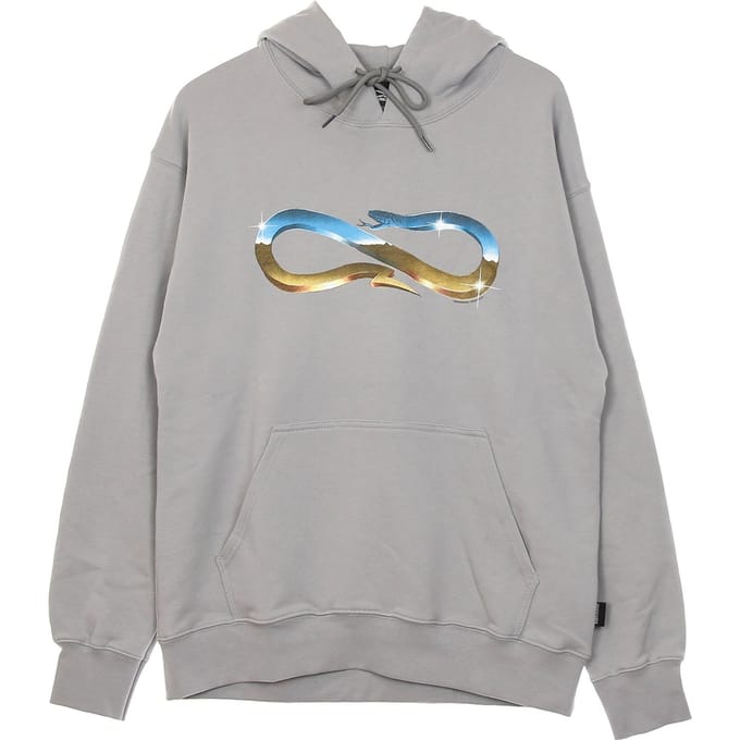 Lichtgewicht herensweatshirt met capuchon Logo Desert Hoodie grijs
