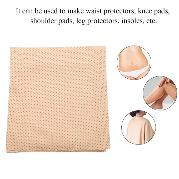 Multifunctionele Toermalijn Zelfverwarmende Doek Zacht Comfortabel Elastisch Verwarmende Doek Stof beige