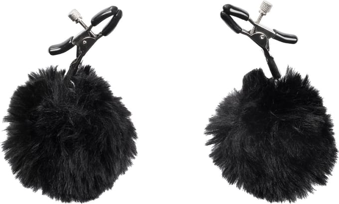 Rimba - Tepelklemmen met Pompons - Zwart
