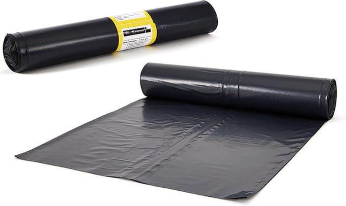 Perfetto 0358A afvalzak 130 l Zwart 10 stuk(s)