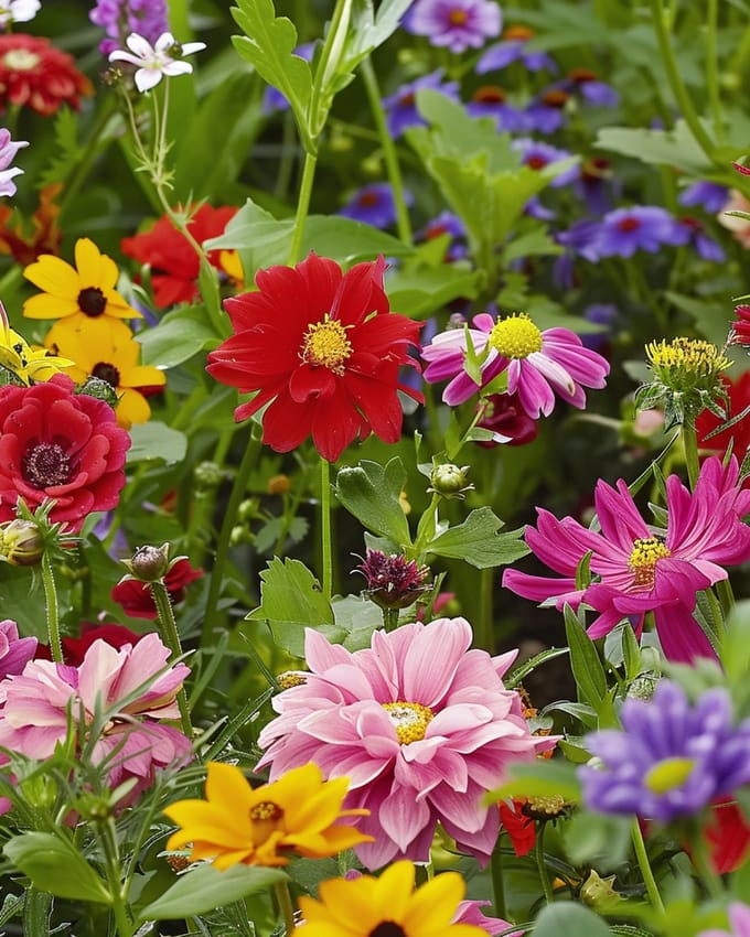 2 sets - Snijbloemen Mengsel Zaden Eenjarig 60 80 Cm Volle Zon