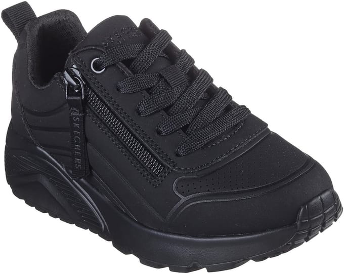 Skechers Kids Uno Lite - Easy Zip Sneaker 310387L BBK zwart