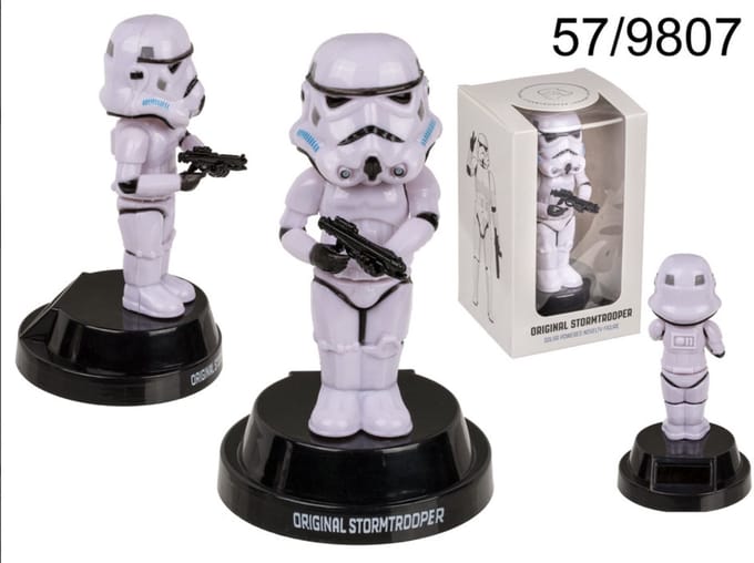 Dansende stormtrooper op zonne-energie - Star Wars